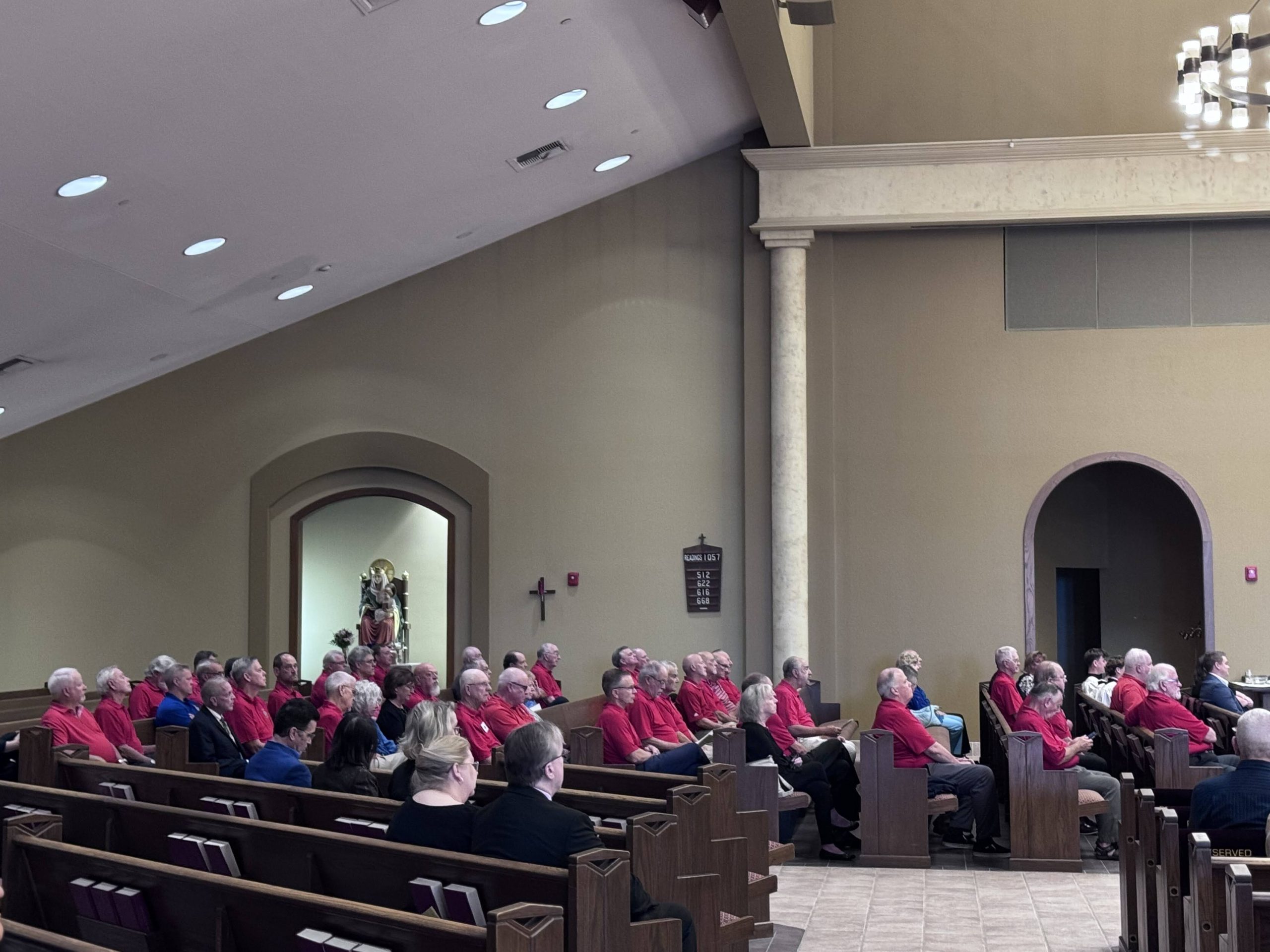 Knights at Bill Frederickson Funeral