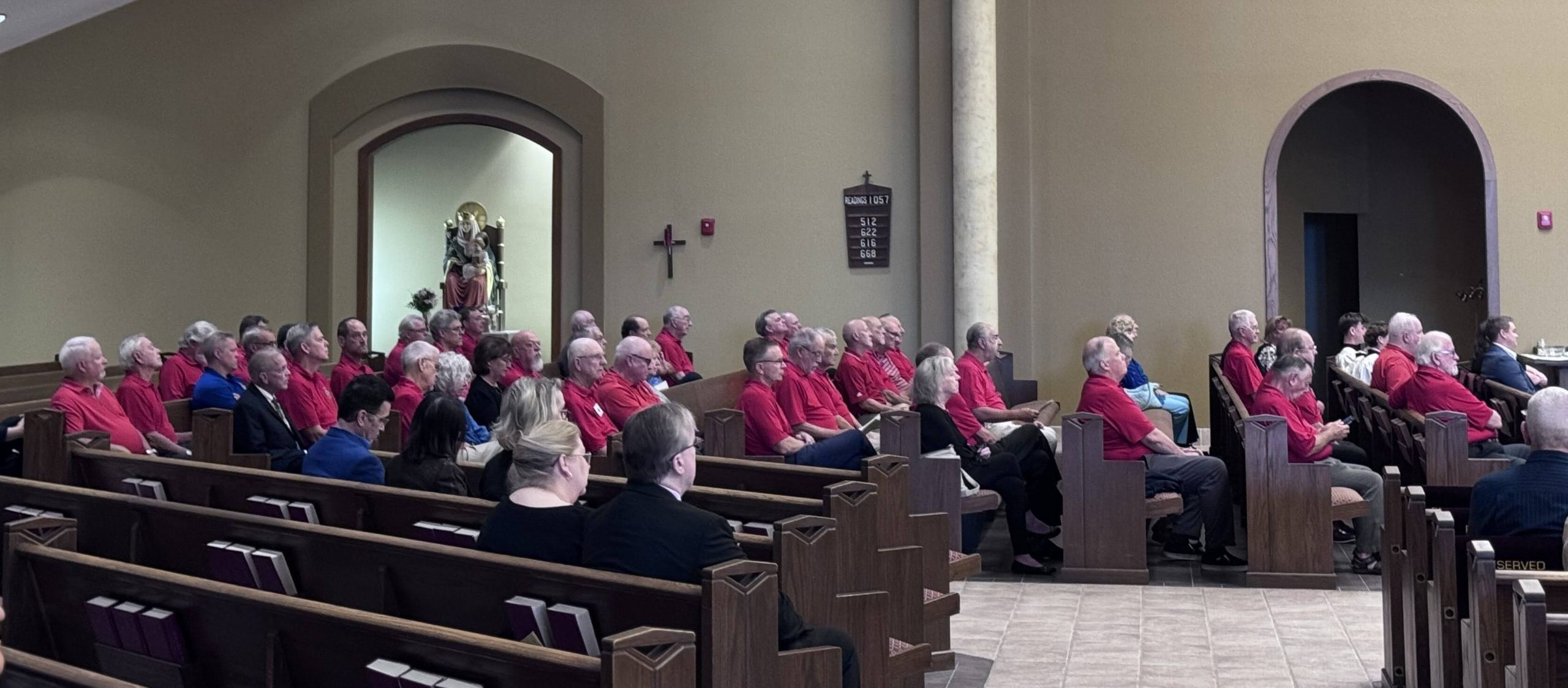 Knights at Bill Frederickson Funeral