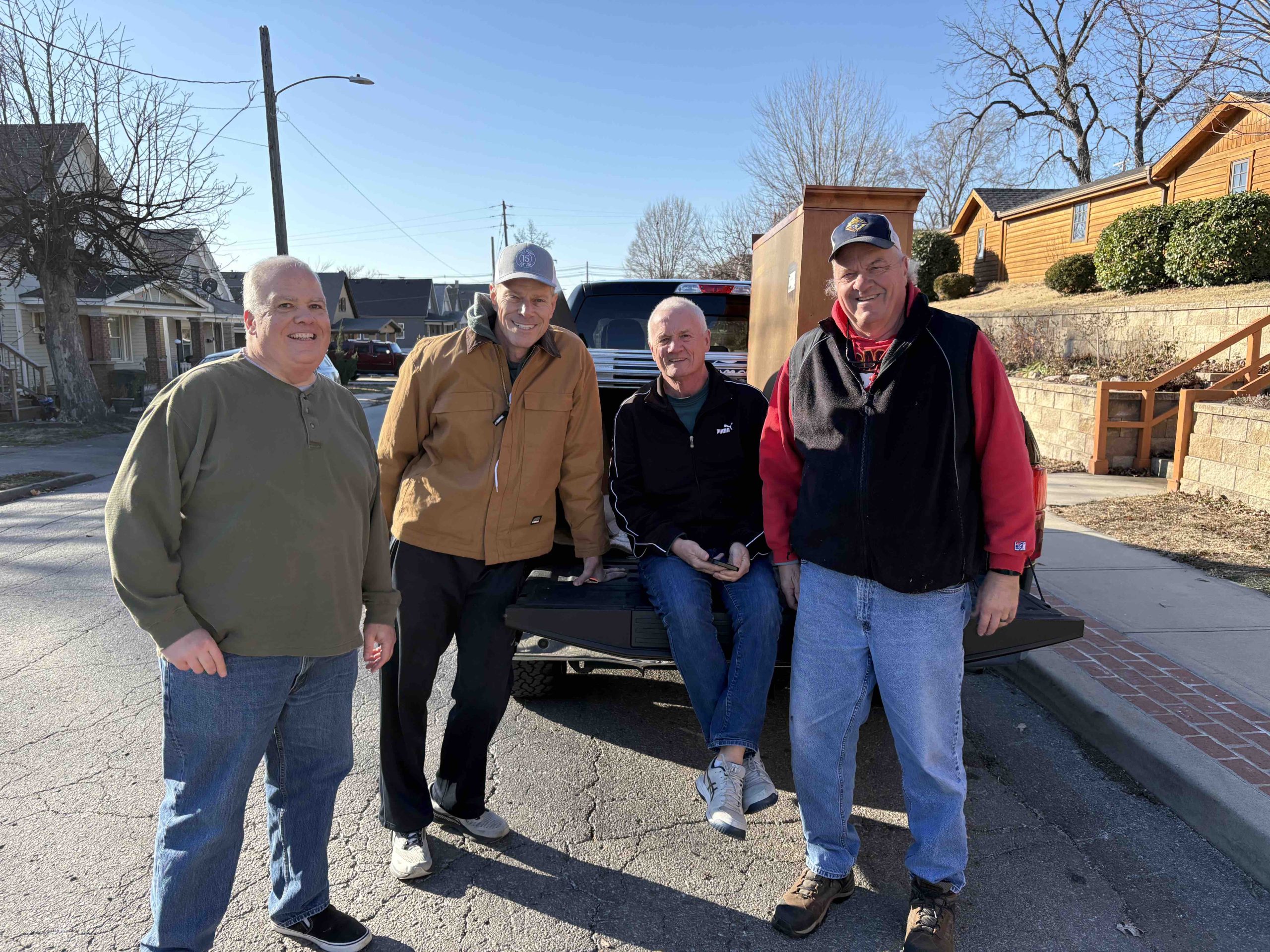 Helping Hands – Move Archbishop Nauman to St Joseph House - T Frederick, M Curran, T Garland, C Nutt